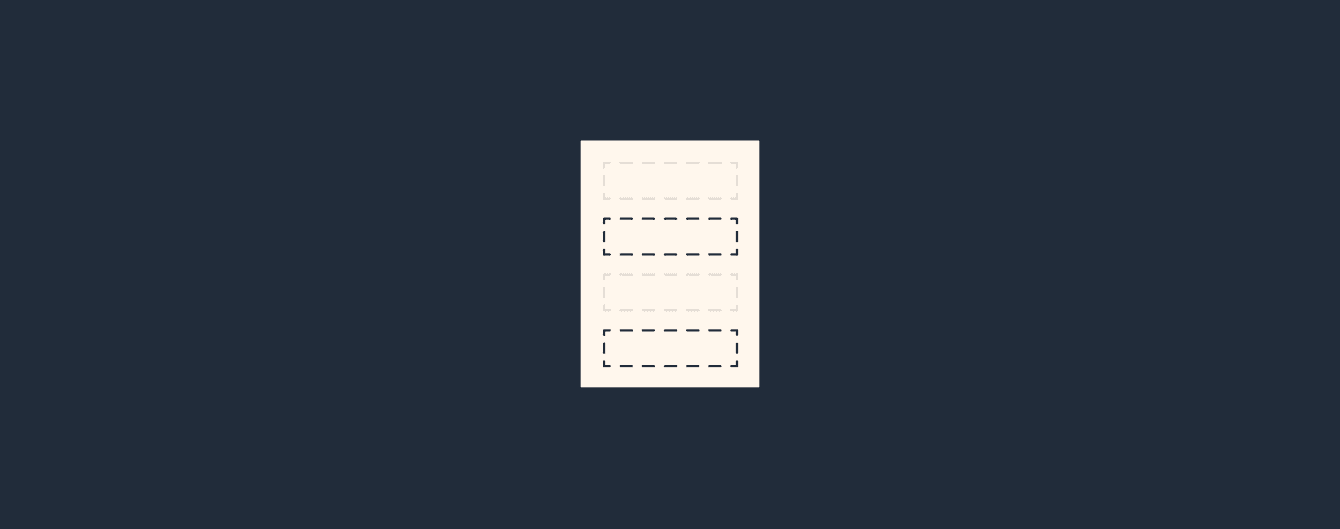 Imagen abstracta con una lista de cuadros rectangulares que representan varias
opciones