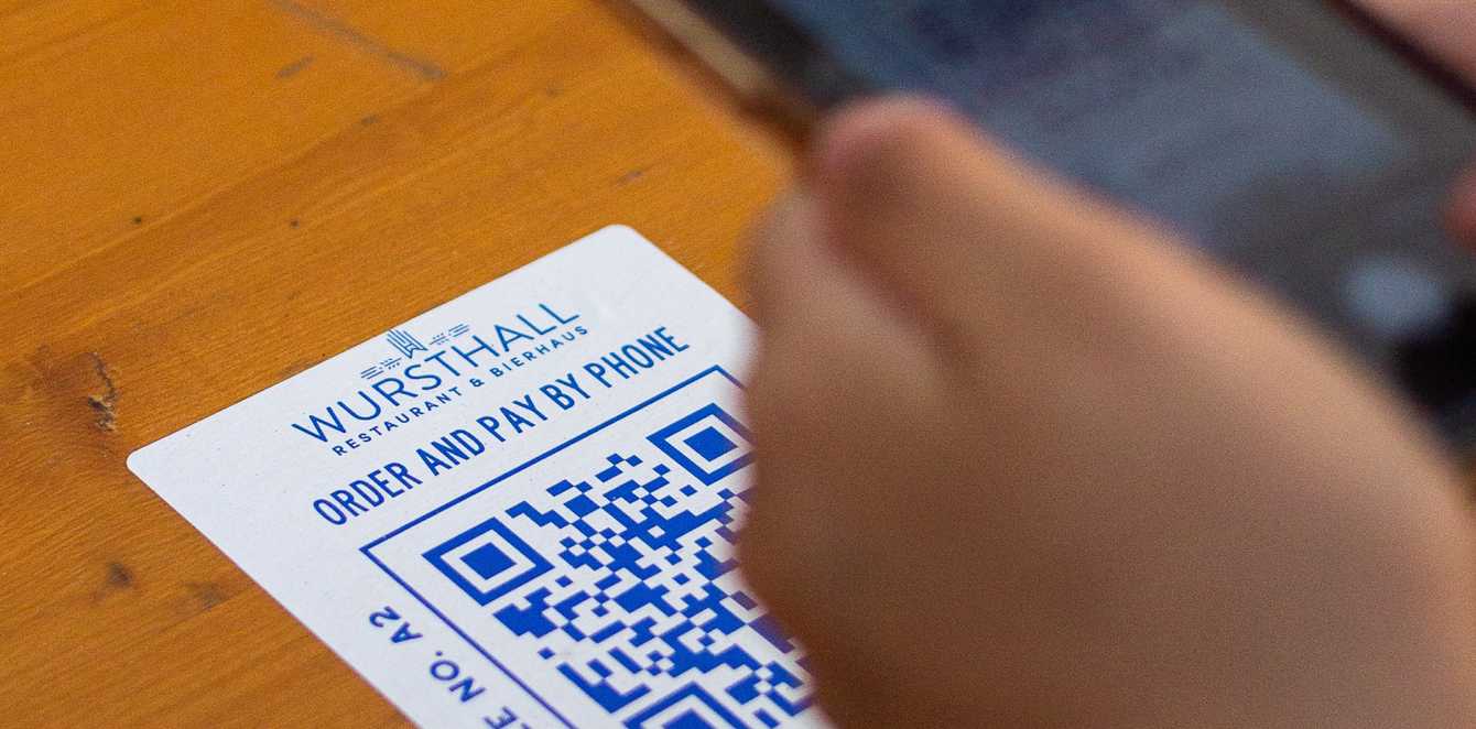 Paying with QR code