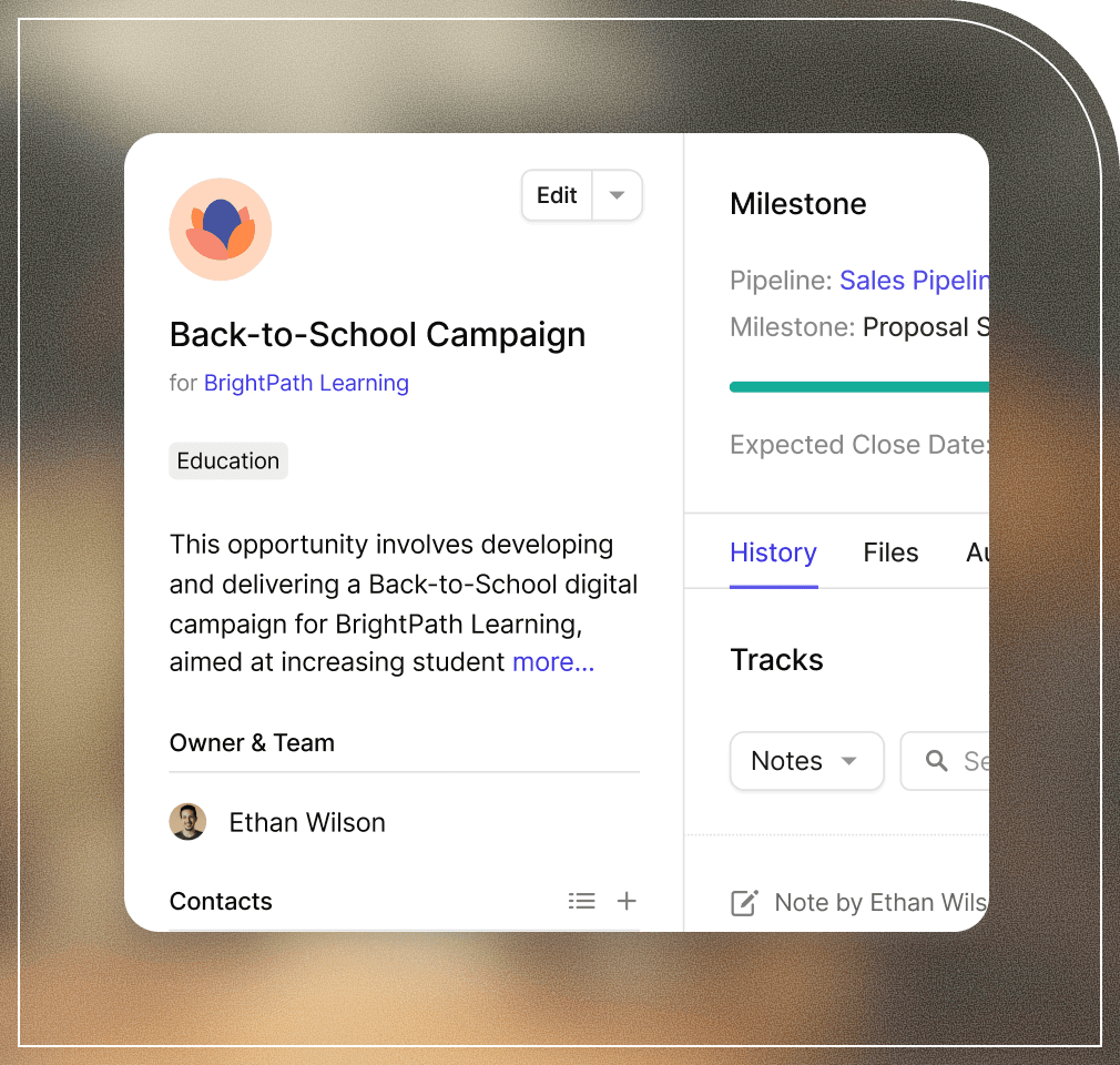 Capsule's sales pipeline