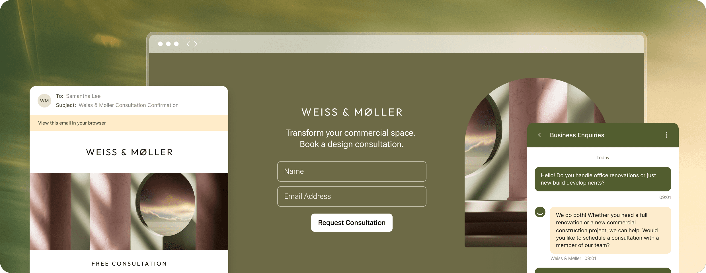 Transpond forms, email marketing and chatbot builder