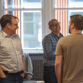 Capsule founders having a casual chat