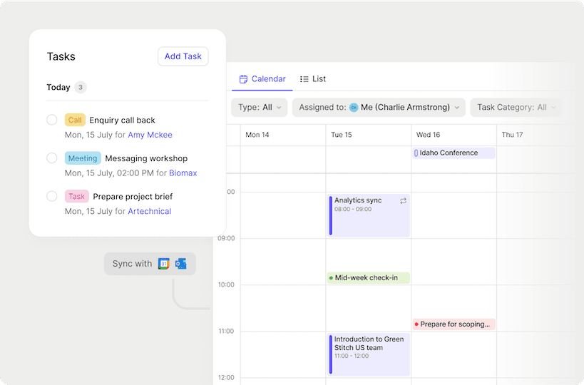 NVOY Team sitting in a row