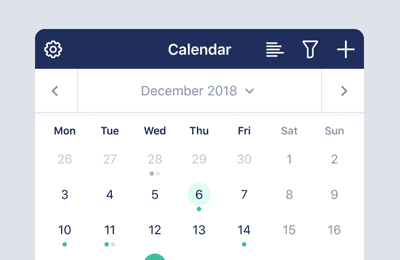 Manage your calendar with Capsule Mobile