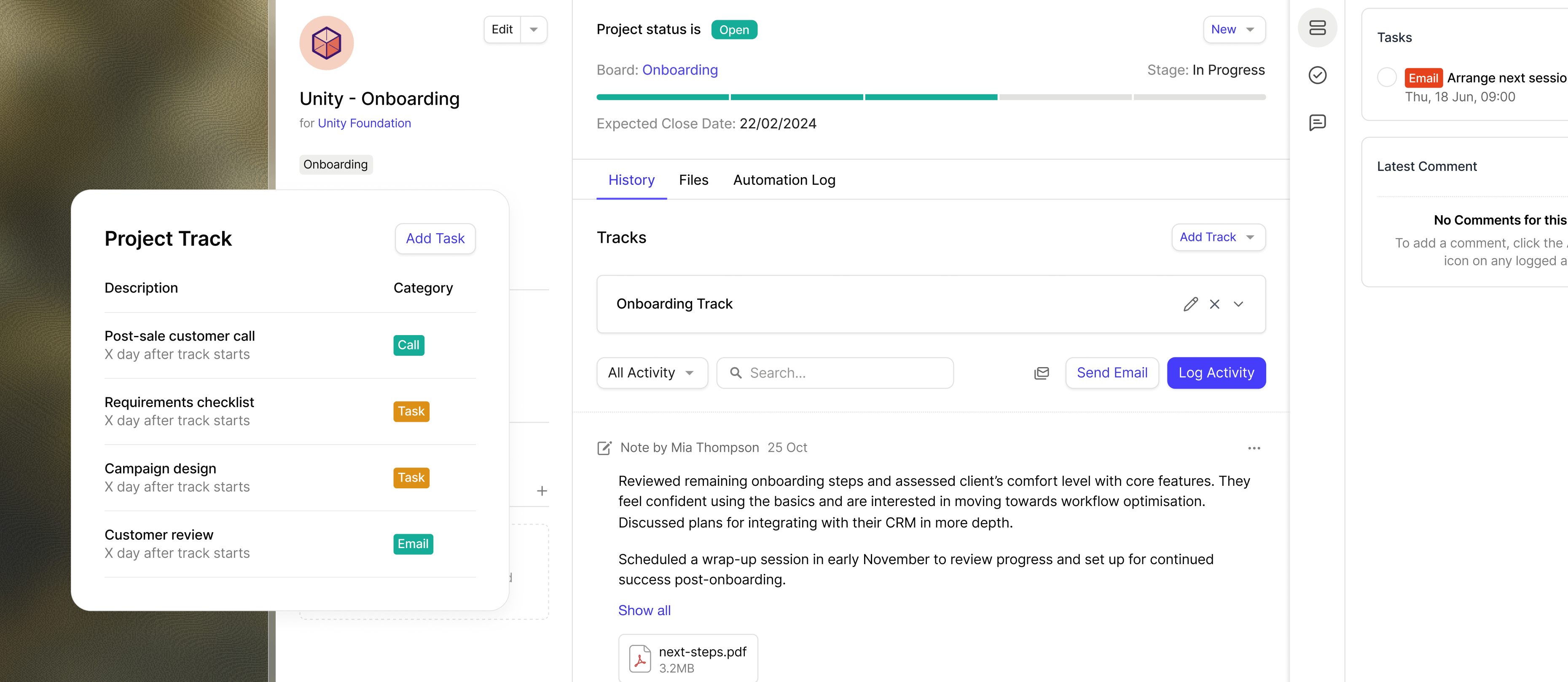 Votre processus ; en pilote automatique