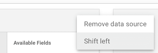 Shift left button