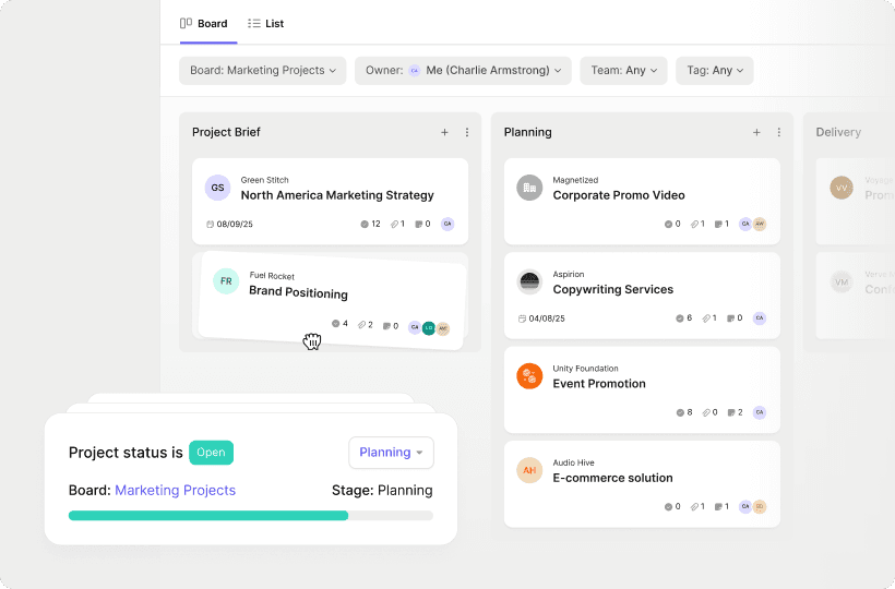 Two directors of Hyperact sitting together looking at the camera.