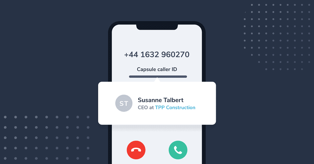 Caller ID support for Capsule Mobile