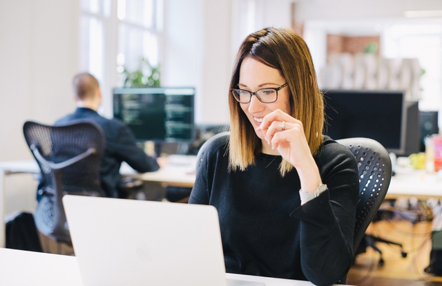 a Capsule support team member working away.