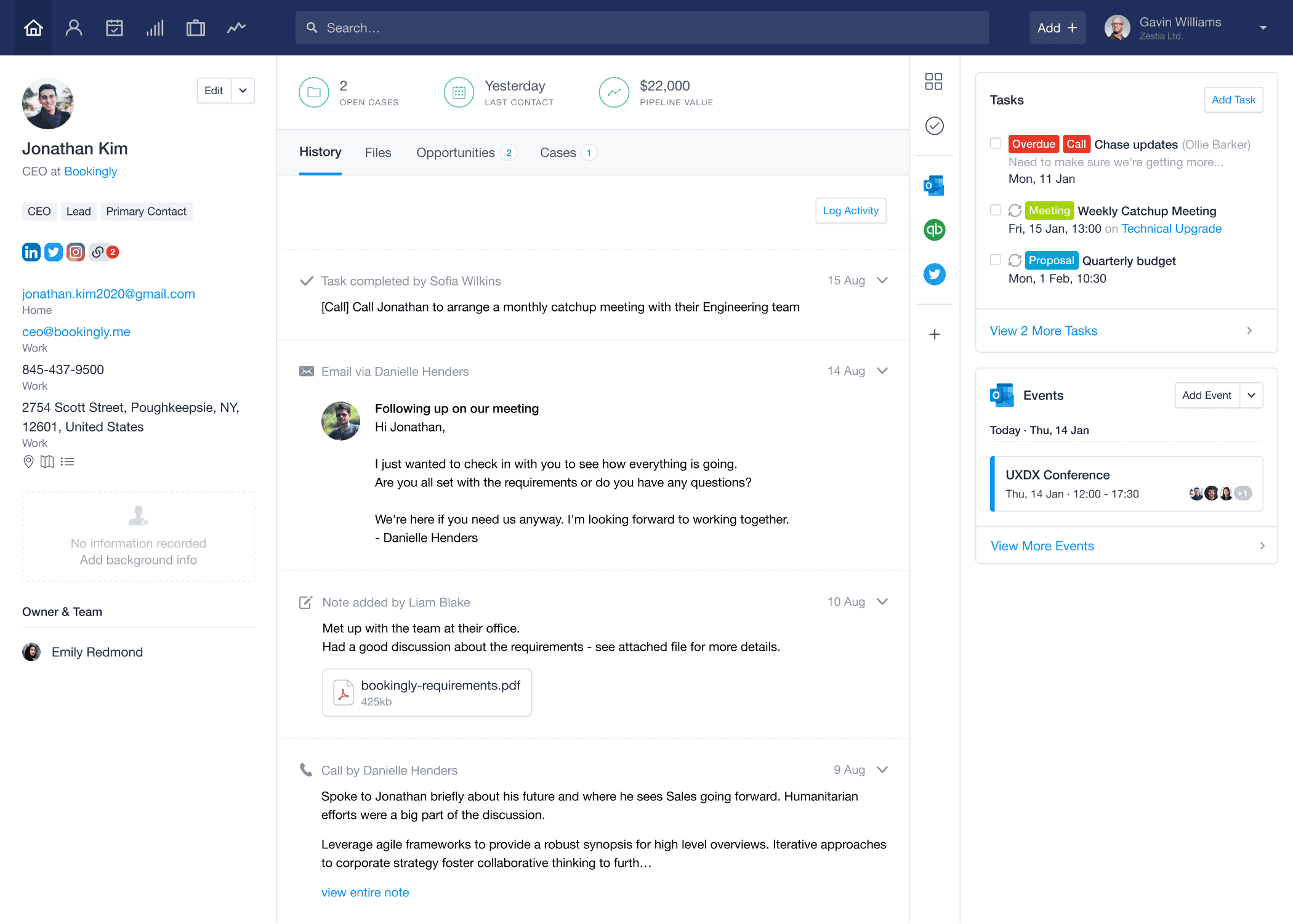 visibility of colleagues schedules
