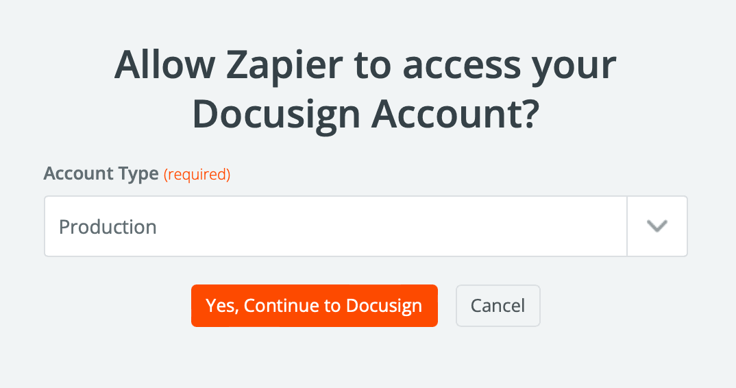 showing the pre-login page including account type selection